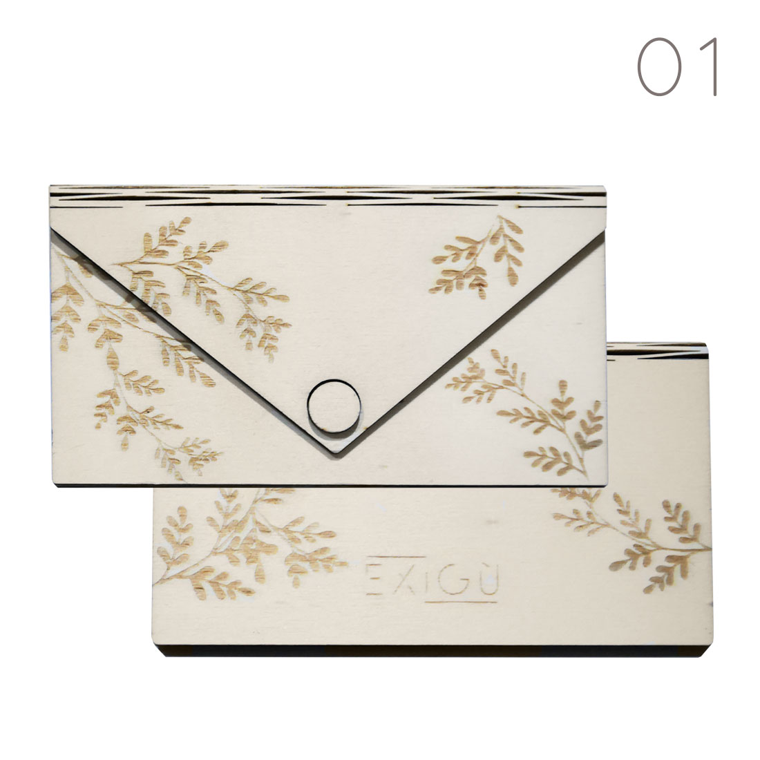 Enveloppe en bois 4 enveloppe bois pour offrir billets ou carte cadeau