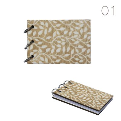Bloc-notes bois 11cm